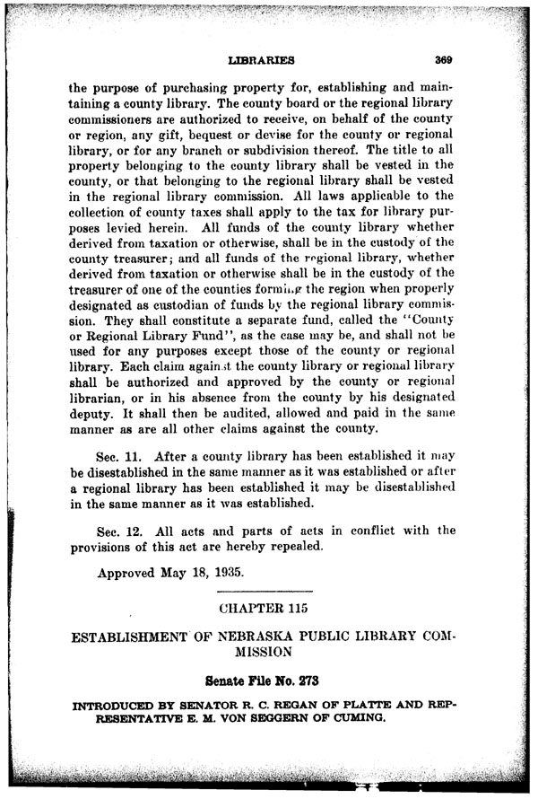 Senate File 273