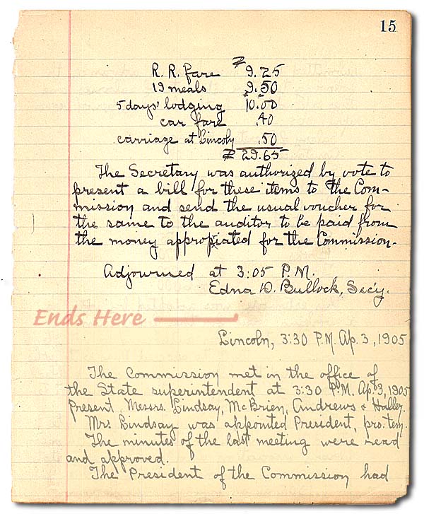 Minutes, Nebraska Library Commission