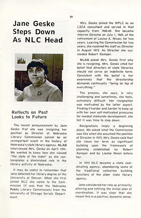 Nebraska Library Association Quarterly