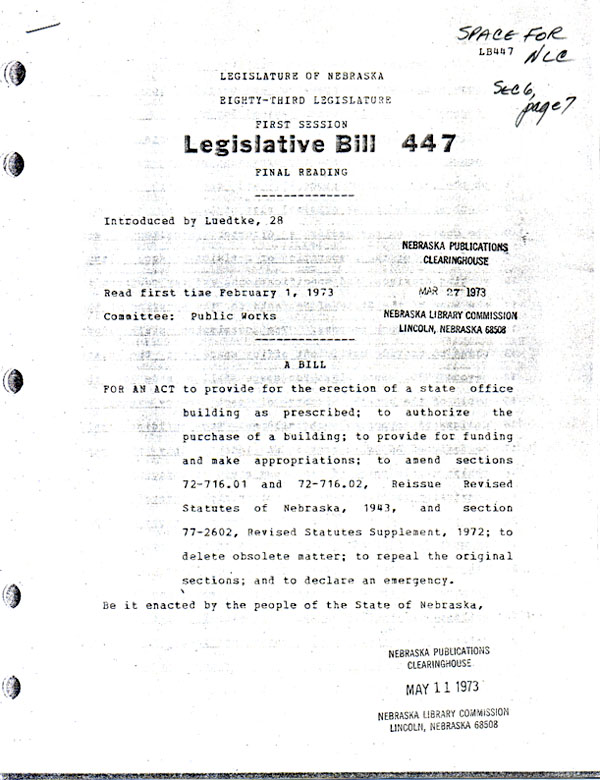 Correspondence Concerning Space, lb447
